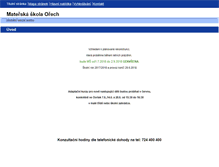 Tablet Screenshot of ms.obecorech.cz