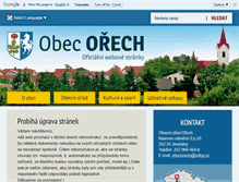 Tablet Screenshot of obecorech.cz